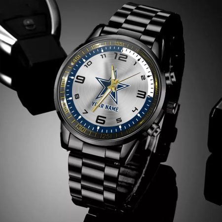 Dallas Cowboys NFL Personalized Black Hand Watch Gifts For Fans