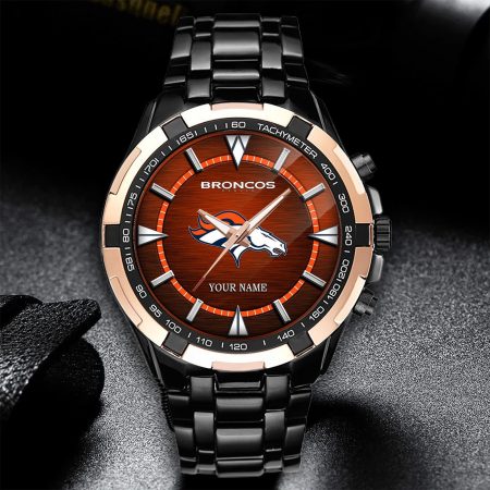 Denver Broncos NFL Alloy Men Quartz Watch Personalized Gift For Fan