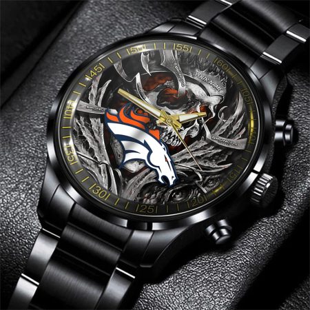 Denver Broncos NFL Men Hand Watch Personalized Gift For Fans