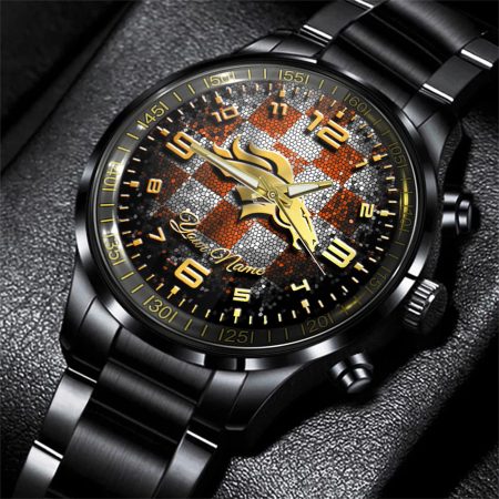 Denver Broncos NFL Personalized 3D Men Hand Watch Gift For Fans For Father