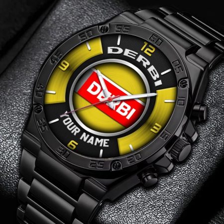 Derbi Motorcycles Personalized New Stainless Steel Hand Watch For Fans