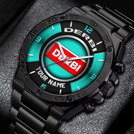 Derbi Motorcycles Personalized New Stainless Steel Hand Watch For Fans