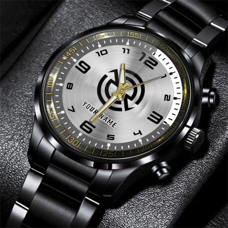 Detroit Diesel Truck Personalized Black Stainless Steel Hand Watch For Fan