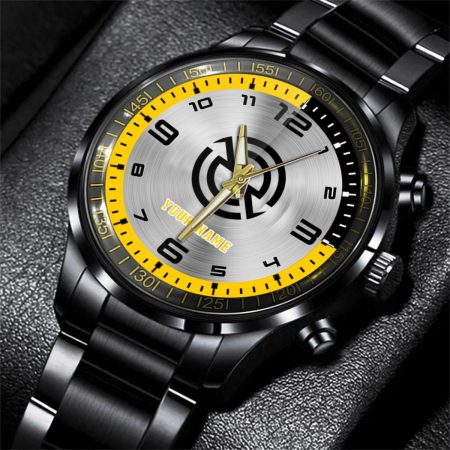 Detroit Diesel Truck Personalized Black Stainless Steel Hand Watch For Fan