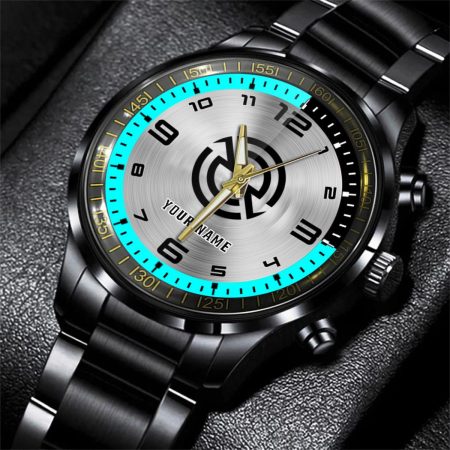 Detroit Diesel Truck Personalized Black Stainless Steel Hand Watch For Fan