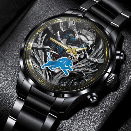 Detroit Lions NFL Men Hand Watch Personalized Gift For Fans