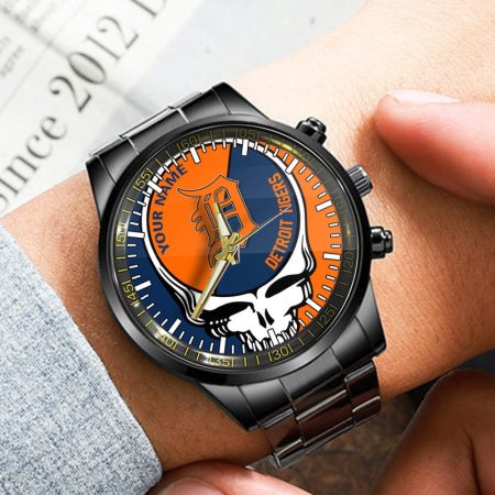 Detroit Tigers MLB Personalized Fashion 3D Men Hand Watch Gift For Fans For Father