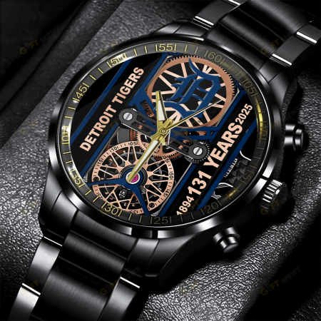 Detroit Tigers MLB Stainless Steel Watch Gift For Fan