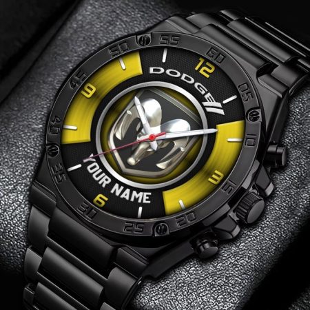 Dodge Motorcycles Personalized New Stainless Steel Hand Watch For Fans