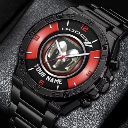 Dodge Motorcycles Personalized New Stainless Steel Hand Watch For Fans