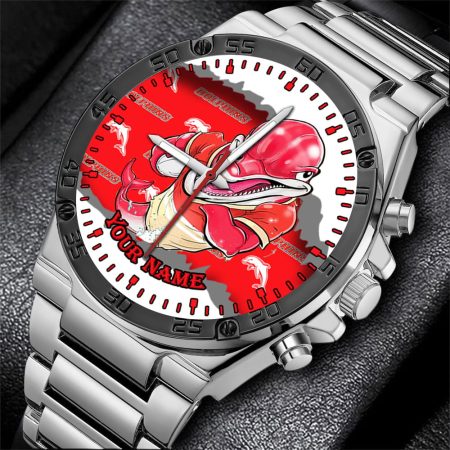 Dolphins NRL Fashion Personalized Watch Men Gift For Fans