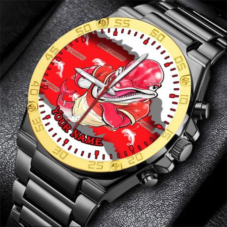 Dolphins NRL Fashion Personalized Watch Men Gift For Fans
