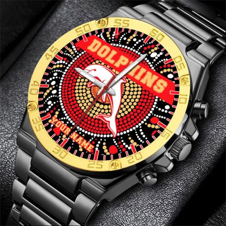 Dolphins NRL Mode Personalized Watch Men Gift For Fans