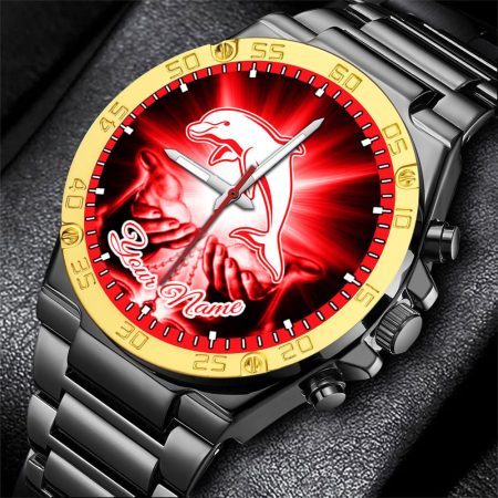 Dolphins NRL New Style Personalized Watch Men Gift For Fans