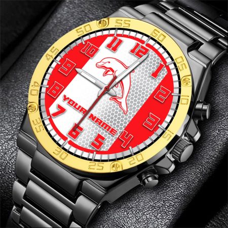 Dolphins NRL Personalized Watch Of Wrist Of Men Gift For Fans