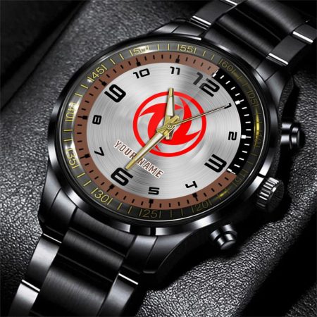 Dongfeng Truck Personalized Black Stainless Steel Hand Watch For Fan