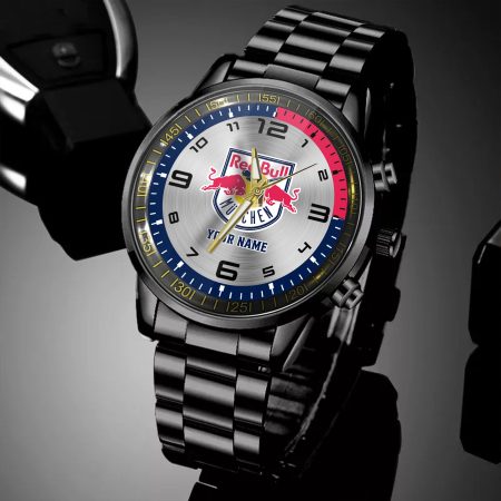 EHC Red Bull München DEL Personalized Black Hand Watch Gifts For Fans
