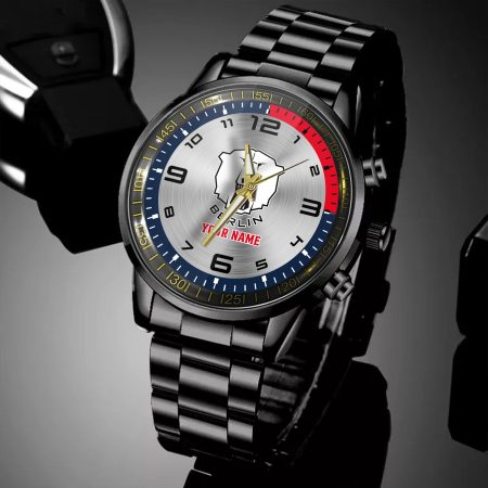 Eisbären Berlin DEL Personalized Black Hand Watch Gifts For Fans