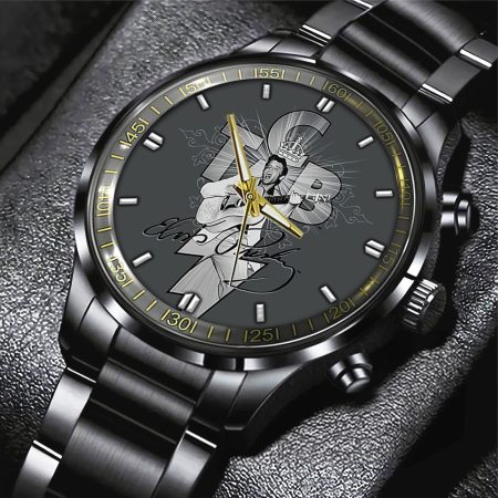 Elvis Presley Music Black Stainless Steel Watch Gift For Fan