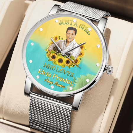 Elvis Presley Music Personalized Women Hand Watch Gifts For Fans