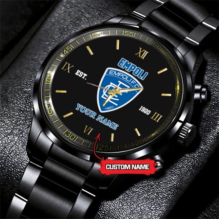 Empoli Serie A Black Fashion Watch Custom Your Name For Fan
