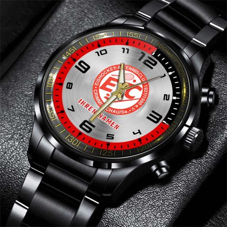 ETC Crimmitschau DEL Personalized Stainless Steel Hand Watch For Fan
