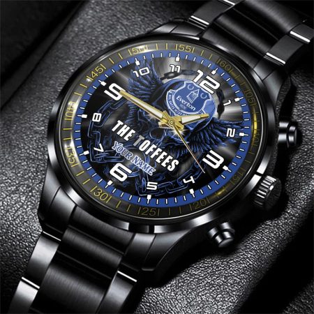 Everton EPL Personalized 3D Men Hand Watch Gift For Fans