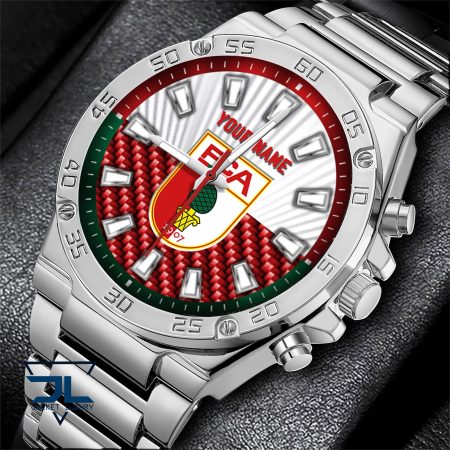 FC Augsburg Bundesliga Personalized Hand Watch For Fans