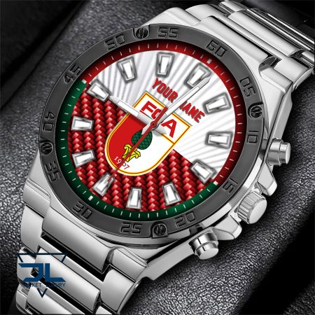 FC Augsburg Bundesliga Personalized Hand Watch For Fans