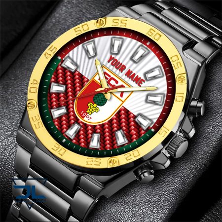 FC Augsburg Bundesliga Personalized Hand Watch For Fans