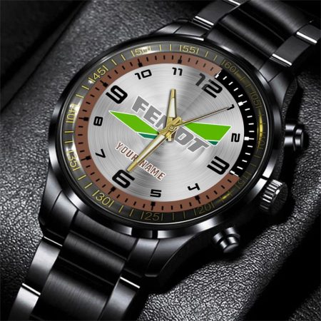 Fendt Car Personalized Black Stainless Steel Hand Watch For Fan