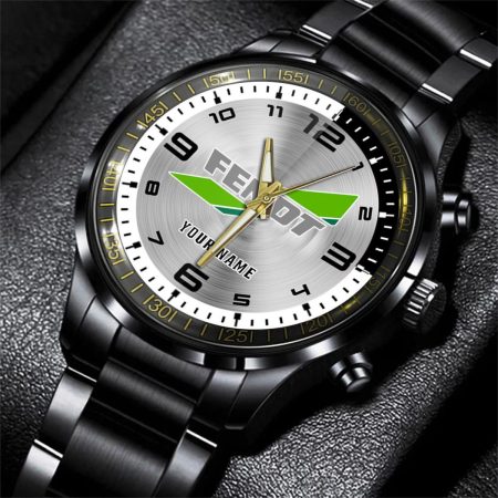 Fendt Car Personalized Black Stainless Steel Hand Watch For Fan