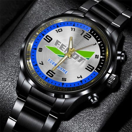 Fendt Car Personalized Black Stainless Steel Hand Watch For Fan