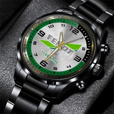 Fendt Car Personalized Black Stainless Steel Hand Watch For Fan