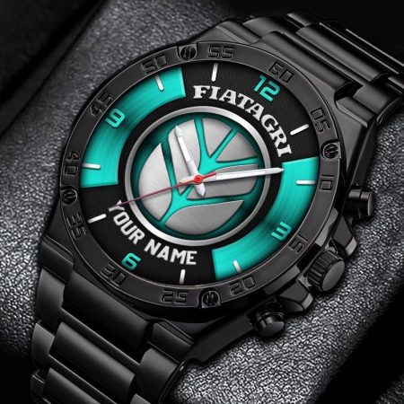 Fiatagri Tractor Personalized New Stainless Steel Hand Watch For Fans
