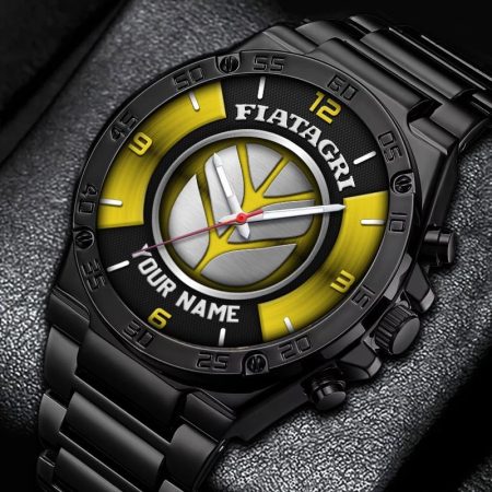 Fiatagri Tractor Personalized New Stainless Steel Hand Watch For Fans