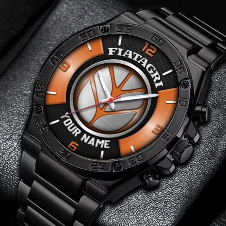 Fiatagri Tractor Personalized New Stainless Steel Hand Watch For Fans