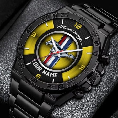 Ford-Mustang Car Personalized New Stainless Steel Hand Watch For Fans