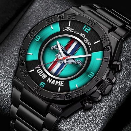 Ford-Mustang Car Personalized New Stainless Steel Hand Watch For Fans