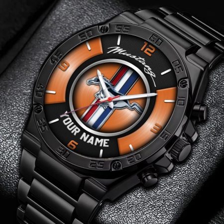 Ford-Mustang Car Personalized New Stainless Steel Hand Watch For Fans