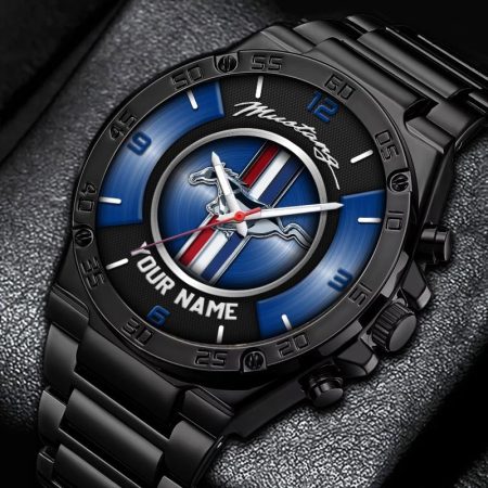 Ford-Mustang Car Personalized New Stainless Steel Hand Watch For Fans
