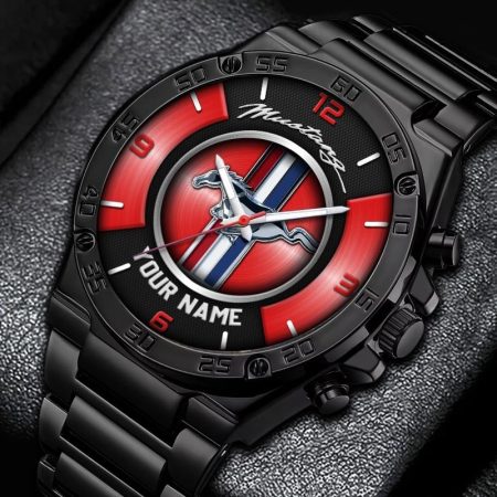 Ford-Mustang Car Personalized New Stainless Steel Hand Watch For Fans