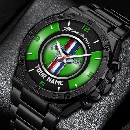 Ford-Mustang Car Personalized New Stainless Steel Hand Watch For Fans