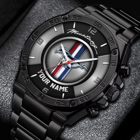 Ford-Mustang Car Personalized New Stainless Steel Hand Watch For Fans