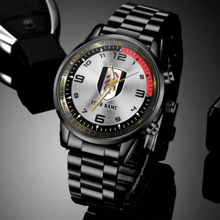 Fulham EPL Personalized Black Hand Watch Gifts For Fans