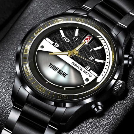 Fulham EPL Personalized New Black Hand Watch Gift For Fans