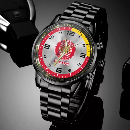 Girona FC LaLiga Personalized New Black Hand Watch Gifts For Fans