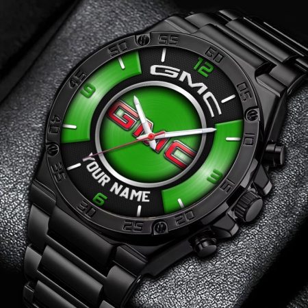 GMC Car Personalized New Stainless Steel Hand Watch For Fans