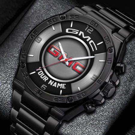 GMC Car Personalized New Stainless Steel Hand Watch For Fans