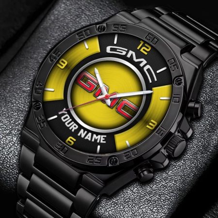 GMC Car Personalized New Stainless Steel Hand Watch For Fans